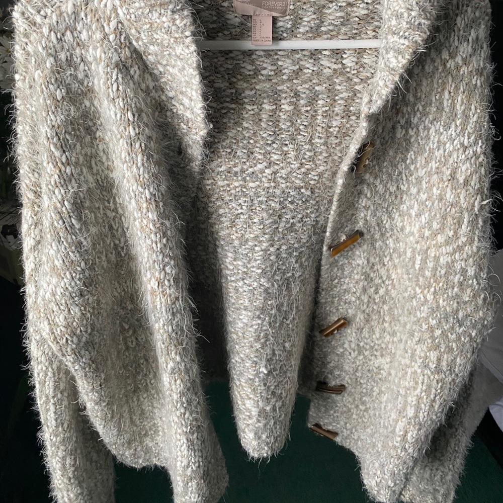 Hooded cardigan